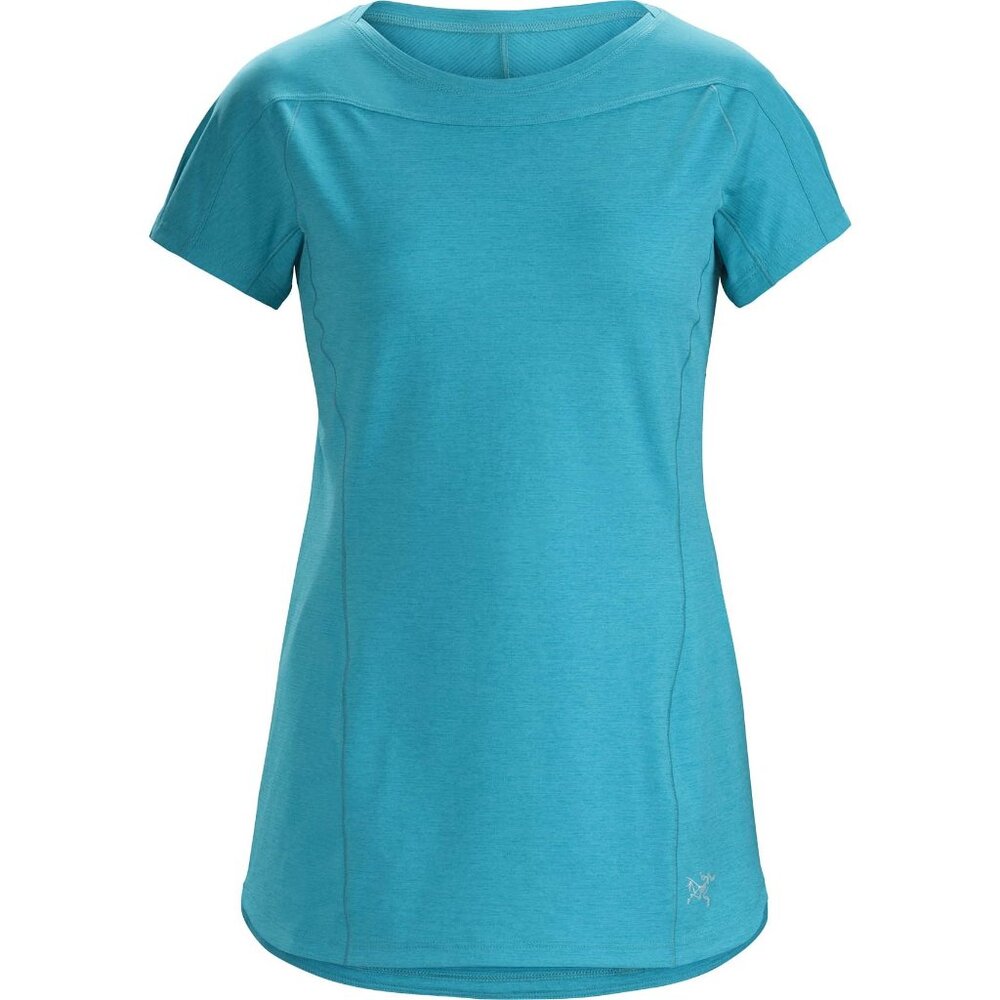 Arc'teryx Taema Crew Short Sleeve Performance T-shirt - Turquoise | Large